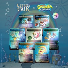 Magic the Gathering Secret Lair - Spongebob Squarepants Legends of Bikini Bottom - RAINBOW FOIL